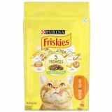 Purina Friskies 5 Promises, hrana uscata pentru pisici, pui si legume, 10 kg