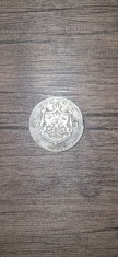 Monedă argint 5 Lei 1881 Carol I &ndash; piesă de colecție originală