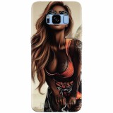 Husa silicon pentru Samsung S8 Plus, Tattoed Girl