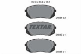 Set placute frana TEXTAR 2450101