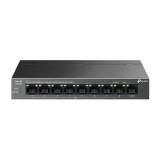 Cumpara ieftin Switch LiteWave, 8 x RJ45 10/100 Mbps PoE, 1 x RJ45 10/100 Mbps, Buget PoE 63W, Unmanaged - TP-Link LS109P