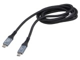 Cablu USB 4.0 USB-C GEMBIRD 1,5m negru 40Gbps din ambele părți