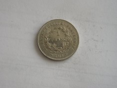 M3 C50 - Moneda foarte veche - Franta - 1 franc - omagiala - 1992