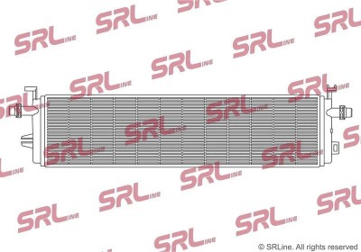 Radiator Mercedes Clasa C, Glc, Sl-Class, Vito/V-Class, motor: 1.5 T, 2.0 d, 2.0 T, radiator auxiliar; cu plastic protective cover; Mhev, 649x147x14, foto