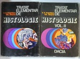 TRATAT ELEMENTAR DE HISTOLOGIE de V. V. PAPILIAN , GH. ROSCA , 2 VOLUME , 1977 , VOLUMUL II PREZINTA SUBLINIERI IN TEXT