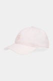 BOSS șapcă de baseball din bumbac culoarea roz, cu imprimeu, 50533348