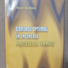Control optimal în ingineria proceselor termice - Viorel Bădescu