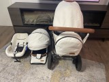Carucior 3 in 1 Topaz Lux White, Alb