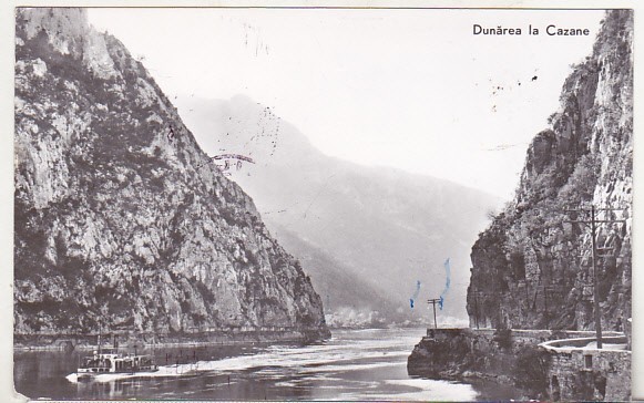 bnk cp Dunarea la Cazane - Vedere - circulata