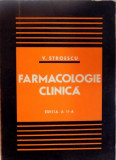 FARMACOLOGIE CLINICA, EDITIA A II - A de V. STROESCU, 1977