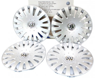 Set 4 Buc Capace Roti Oe Volkswagen Golf 6 2008-2013 16&amp;amp;quot; 3C0071456 foto