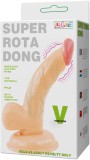 Vibrator cu Telecomanda Super Rota Dong Flesh - Rotatii si Vibratii