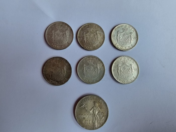 Monezi argint Regele Mihai 1944