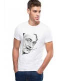 Cumpara ieftin Tricou barbati alb - Dali - Portret - XL