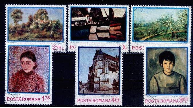 C4301 - Romania 1074 - Impresionismul 6v.nestampilat MNH