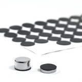 Discuri autoadezive din silicon, &Oslash;15 mm, set de 60 bucati