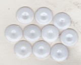 bnk jc - Romania - Jetoane de plastic pentru diverse jocuri - albe - lot 10 bucati