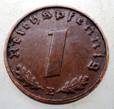B.033 GERMANIA 1 REICHSPFENNIG 1937 E foto