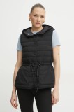 BOSS vesta femei, culoarea negru, de tranzitie, 50531141