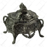 Caseta pentru bijuterii din metal cu capac &ndash; Elegant Metal