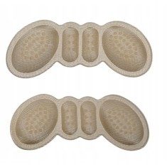 Set 2 branturi cu pernute pentru calcai, flippy, suport interior pentru incaltaminte, marime universala, aderent pe piele, crem