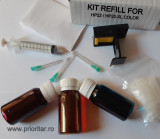 Kit refill reincarcare cartuse cerneala color HP-22 HP-28 HP-57 ( HP22 HP28 )