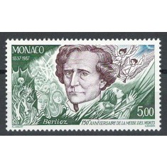 Monaco 1987 Mi 1840 MNH - 150 de ani &bdquo;Grande messe des morts&rdquo; de Hector Berlioz