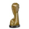 Cap de fata-statueta bronz cu un soclu marmura BJ-92, Masti