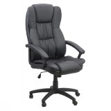 Scaun directorial OFF 510, mecanism de balans, piele ecologica, pivotant, inaltime reglabila, roti gumate, 100 kg