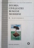 ISTORIA CIVILIZATIEI ROMANE MODERNE-EUGEN LOVINESCU-352616