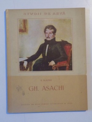 GH. ASACHI de H. BLAZIAN, CONTINE DEDICATIA AUTORULUI 1956 foto