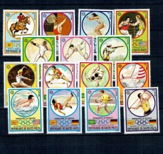 Haute Volta 1972 - Jocurile Olimpice, medaliați cu aur, serie neuzata