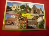 Ilustrata Ystad Suedia francat pereche dantelata 3 laturi ,stamp. speciala 2013