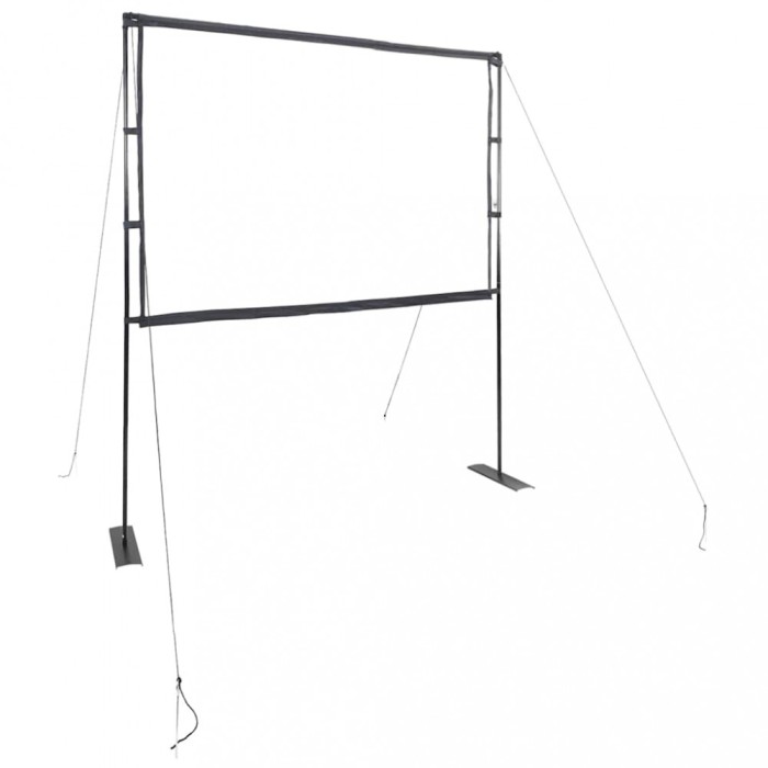 vidaXL Ecran de proiecție cu suporturi 84 inch 4:3 4101042