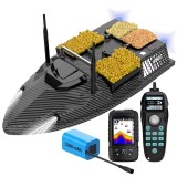 Cumpara ieftin Barca Plantat, Nadit si Momit iUni V803 PRO, GPS, Sonar Fish Finder, 5200mAh, 4 cuve, 3kg, 500m, 15km/h