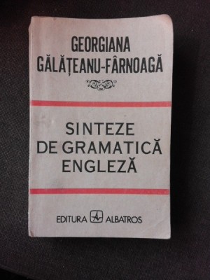 SINTEZE DE GRAMATICA ENGLEZA - GEORGIANA GALATEANU FARNOAGA foto