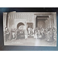 Carte postala, scena din Apus de Soare, inceput de secol XX
