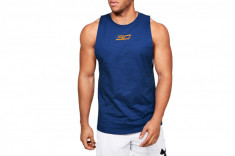 Tricou Under Armour SC30 Basketball Tank 1351324-449 albastru foto