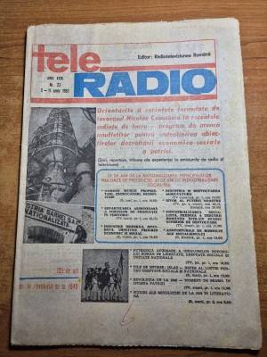 revista tele radio 5- 11 iunie 1983 foto