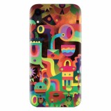 Husa silicon pentru Apple Iphone XR, Abstract Colorful Shapes