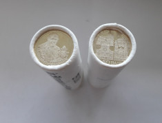 10x 50 Bani 2019 Papa Francisc - Monede Romania, necirculate, din fisic! foto