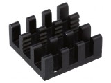 Radiator Aluminiu Negru 14x14x6mm