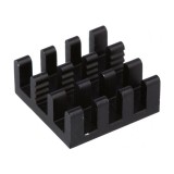 Radiator Aluminiu Negru 14x14x6mm