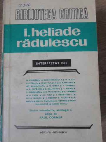 I. HELIADE RADULESCU INTERPRETAT-COLECTIV-228888