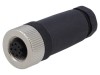 Mufă M12 8 PIN mamă pe cablu drept DeviceNet/CANopen