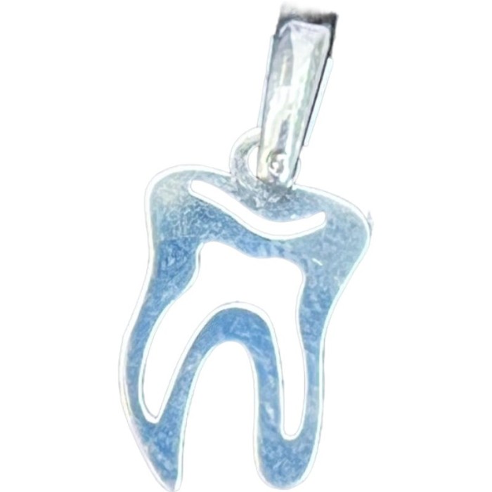 Pandantiv din argint 925 jolie silver, model dinte, 15 x 7 mm, 0.6 g