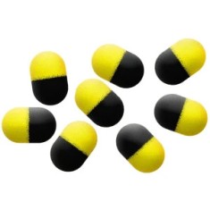 Pop Up - Zig Rig -Eva 12Mm - Yellow Black - 9 Buc foto