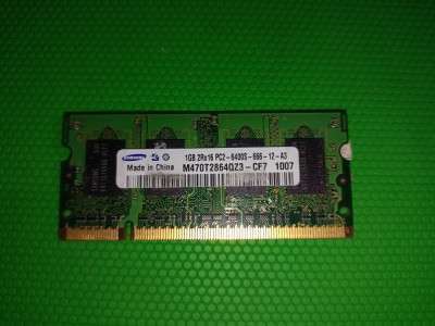 Memorie laptop DDR2 1Gb 800Mhz PC2-6400S Samsung foto