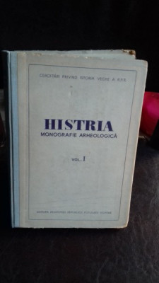 HISTRIA. MONOGRAFIE ARHEOLOGICA VOL.1 foto