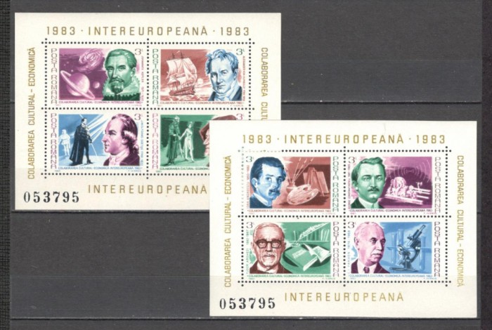 Romania.1983 INTEREUROPA-Bl. ZR.711